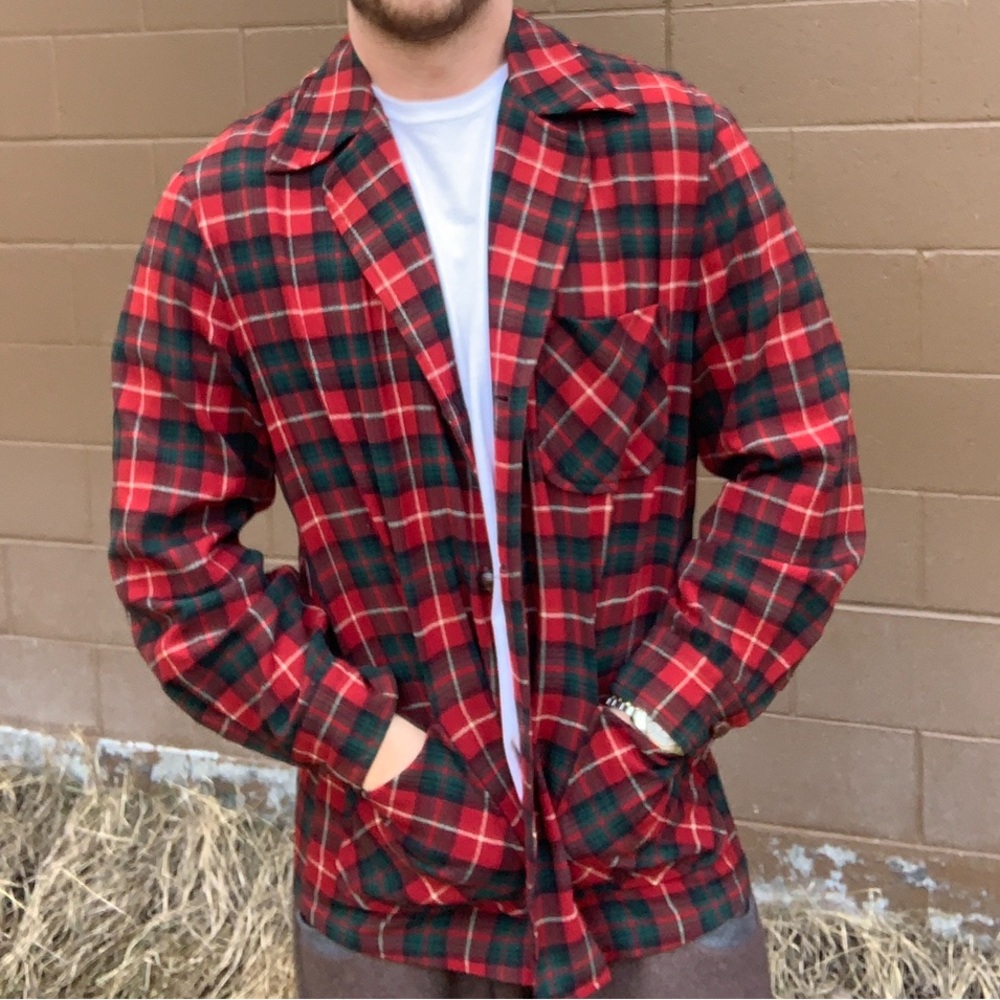 Pendleton Pure Wool Plaid Blazer - image 8